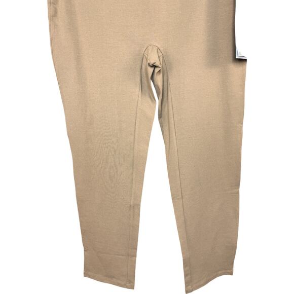 Women With Control SMOOTH & SLEEK Tummy Control Straight Leg Pant Taupe XSP - Picture 2 of 11